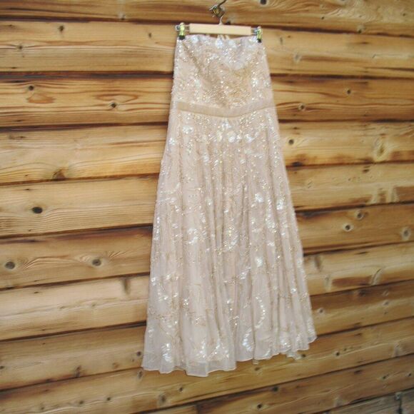 MAC DUGGAL 93898 Strapless Embellished A Line Dress - Picture 6 of 13